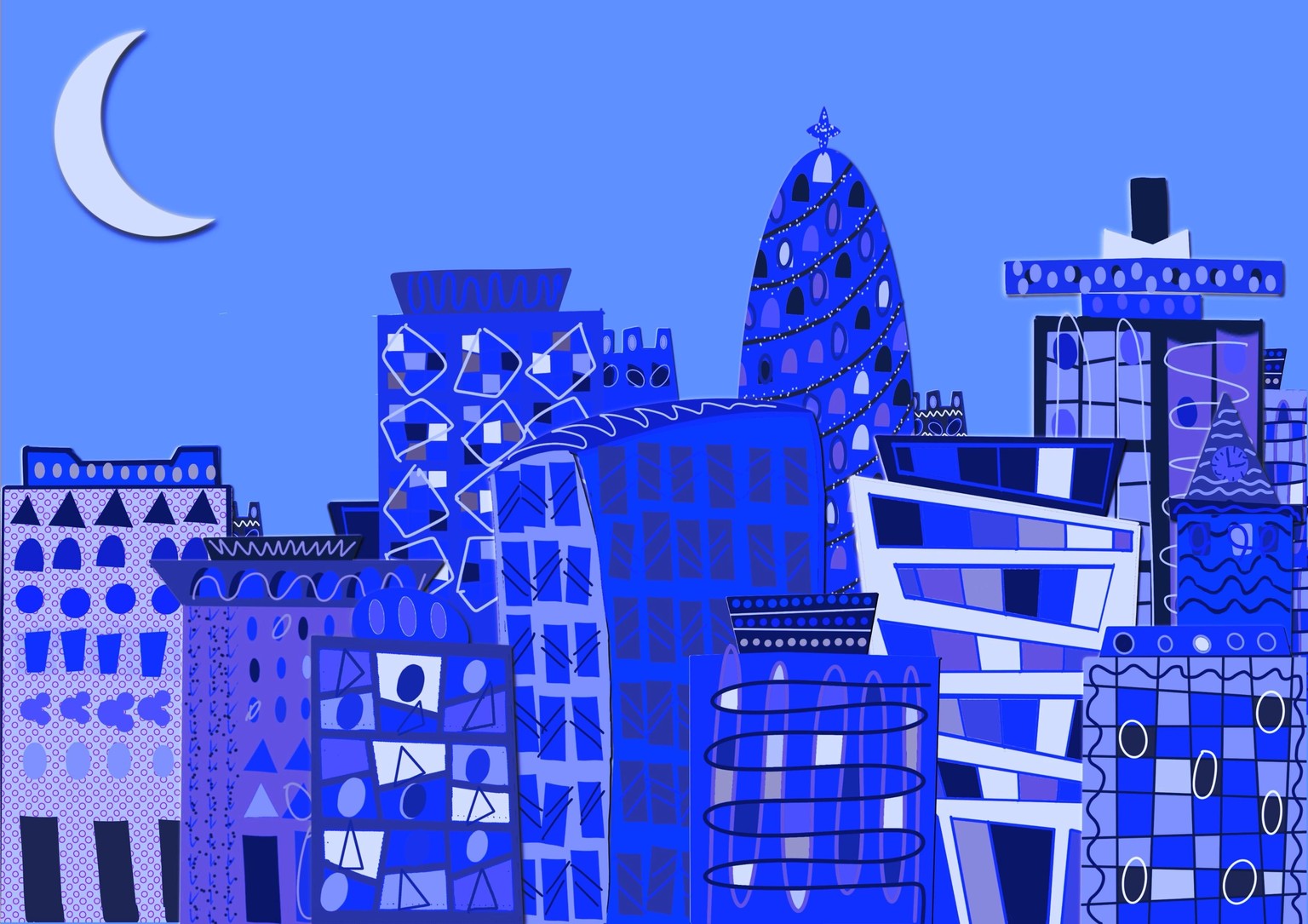 Monochromatic city - image 2 - student project