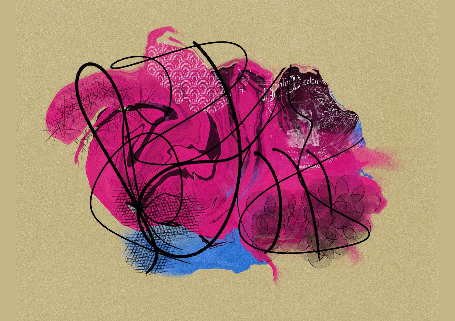 Graphite abstracts with Procreate - image 3 - student project