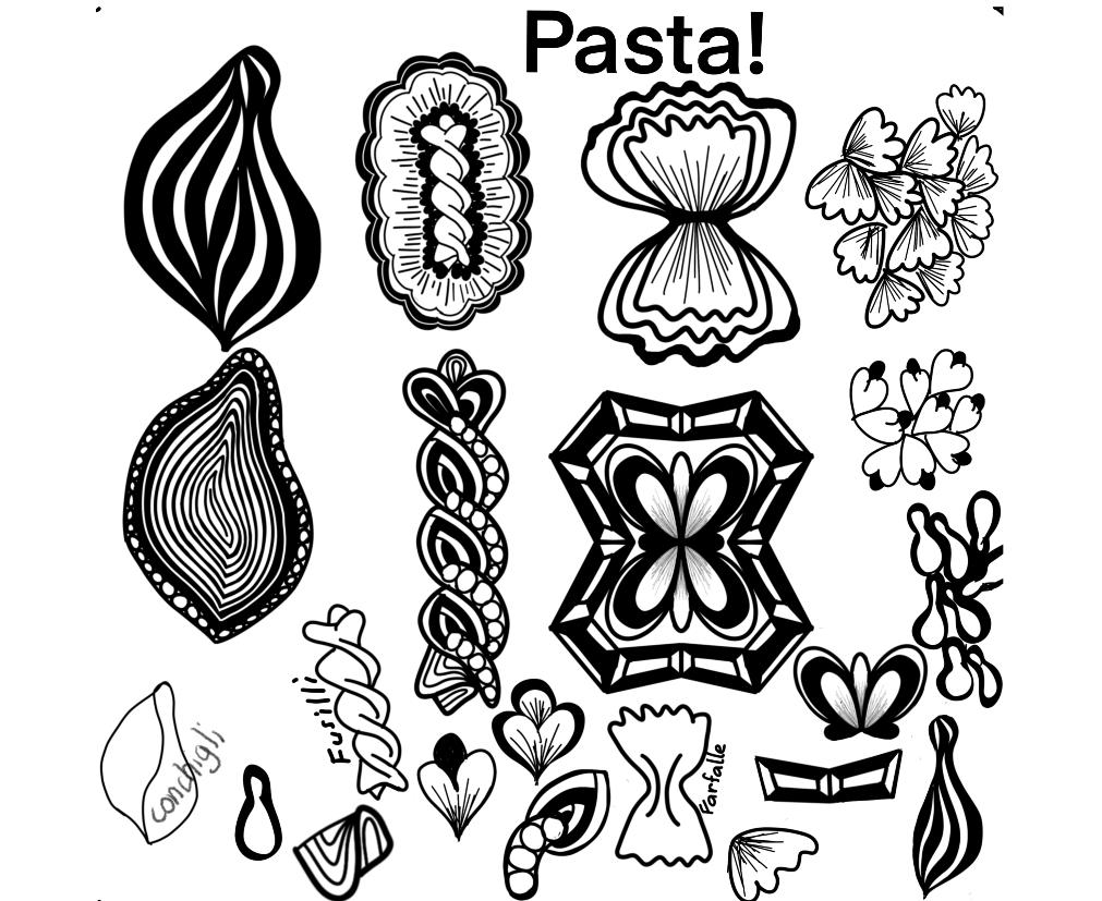 Home made zentangle patterns to relax - image 10 - student project