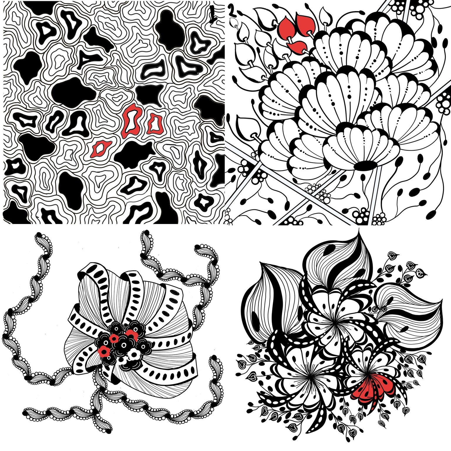 45 days of Zentangle with procreate - image 12 - student project