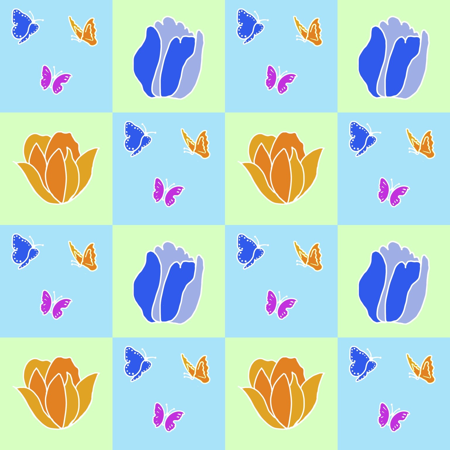 Try out pattern procreate - image 1 - student project
