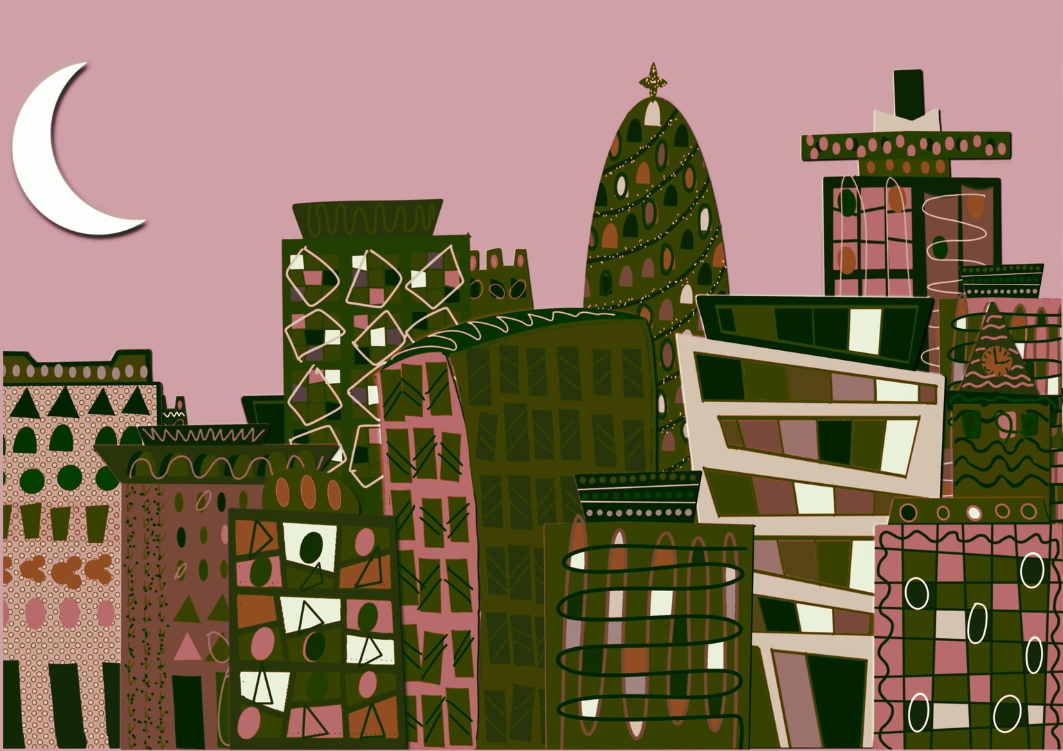 Monochromatic city - image 5 - student project