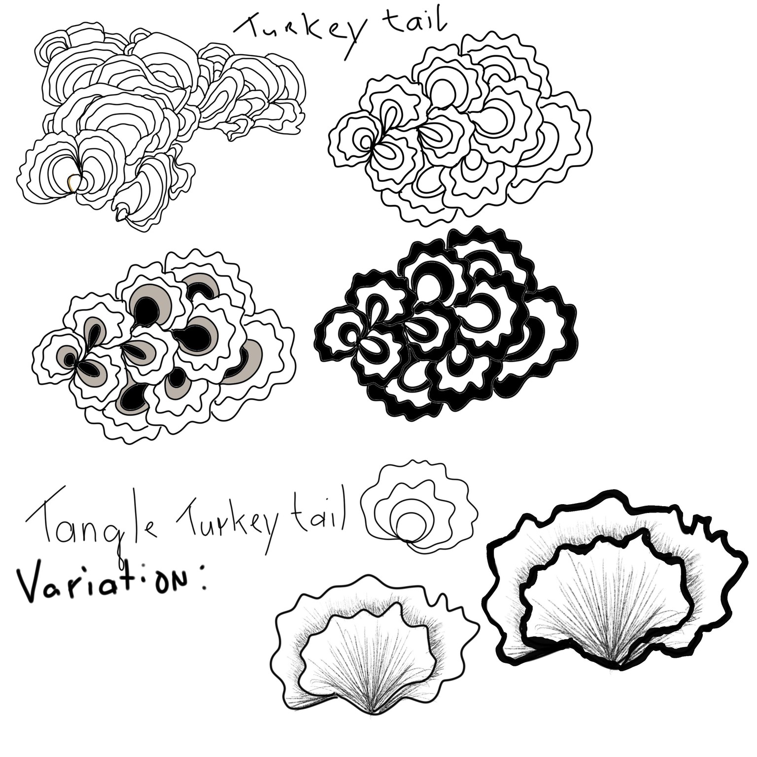 Home made zentangle patterns to relax - image 8 - student project