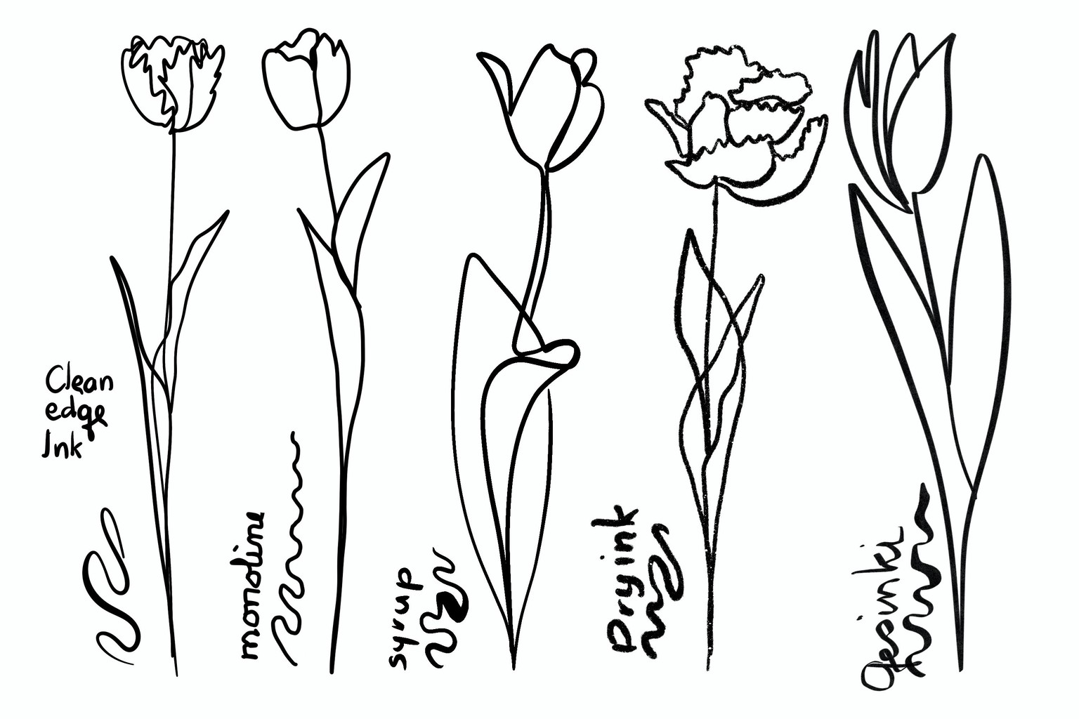 Brushes for line art - image 1 - student project