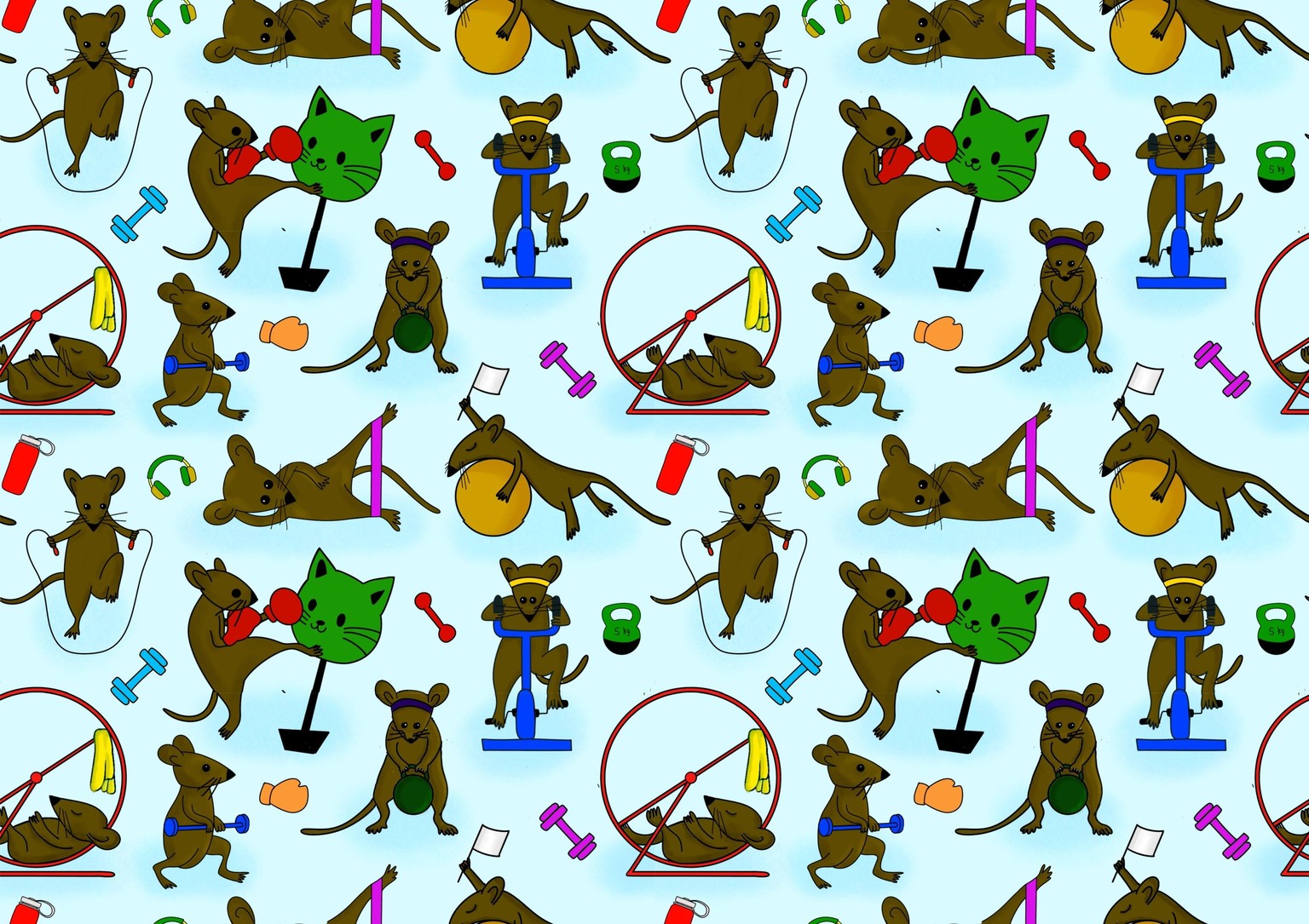 Seamless pattern with a story! - image 3 - student project
