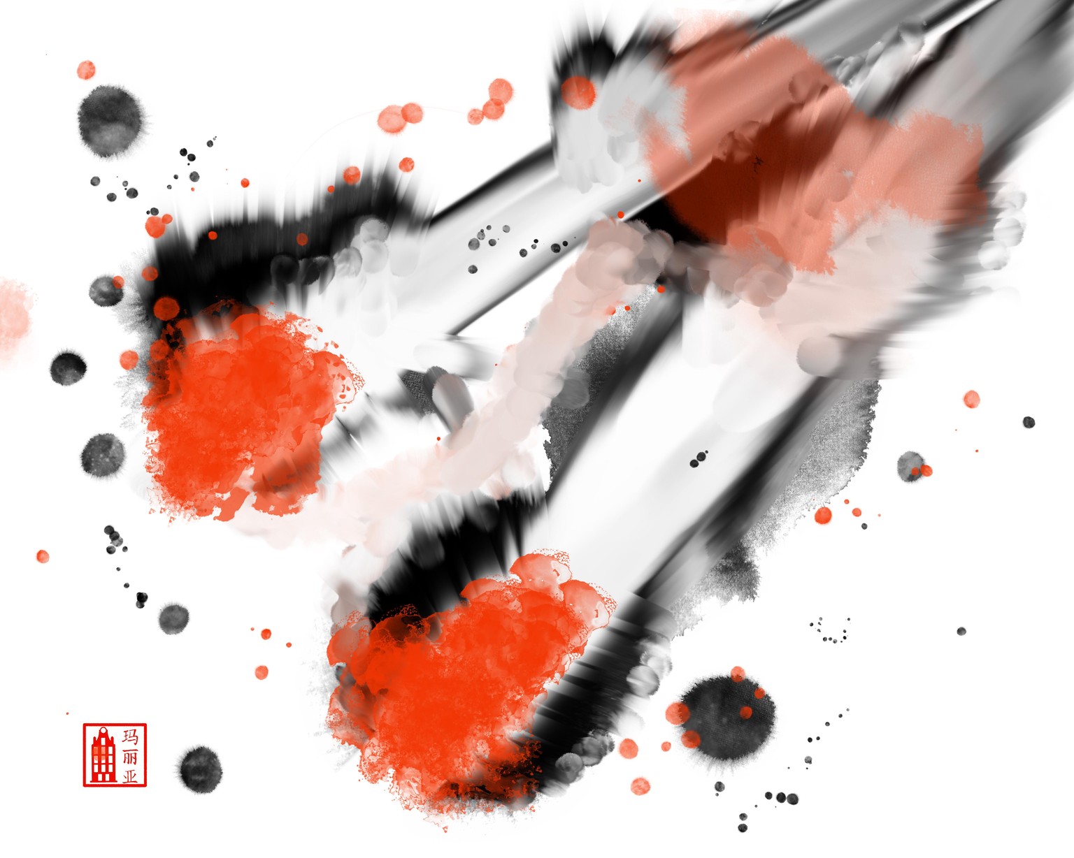 Abstract inking - image 10 - student project