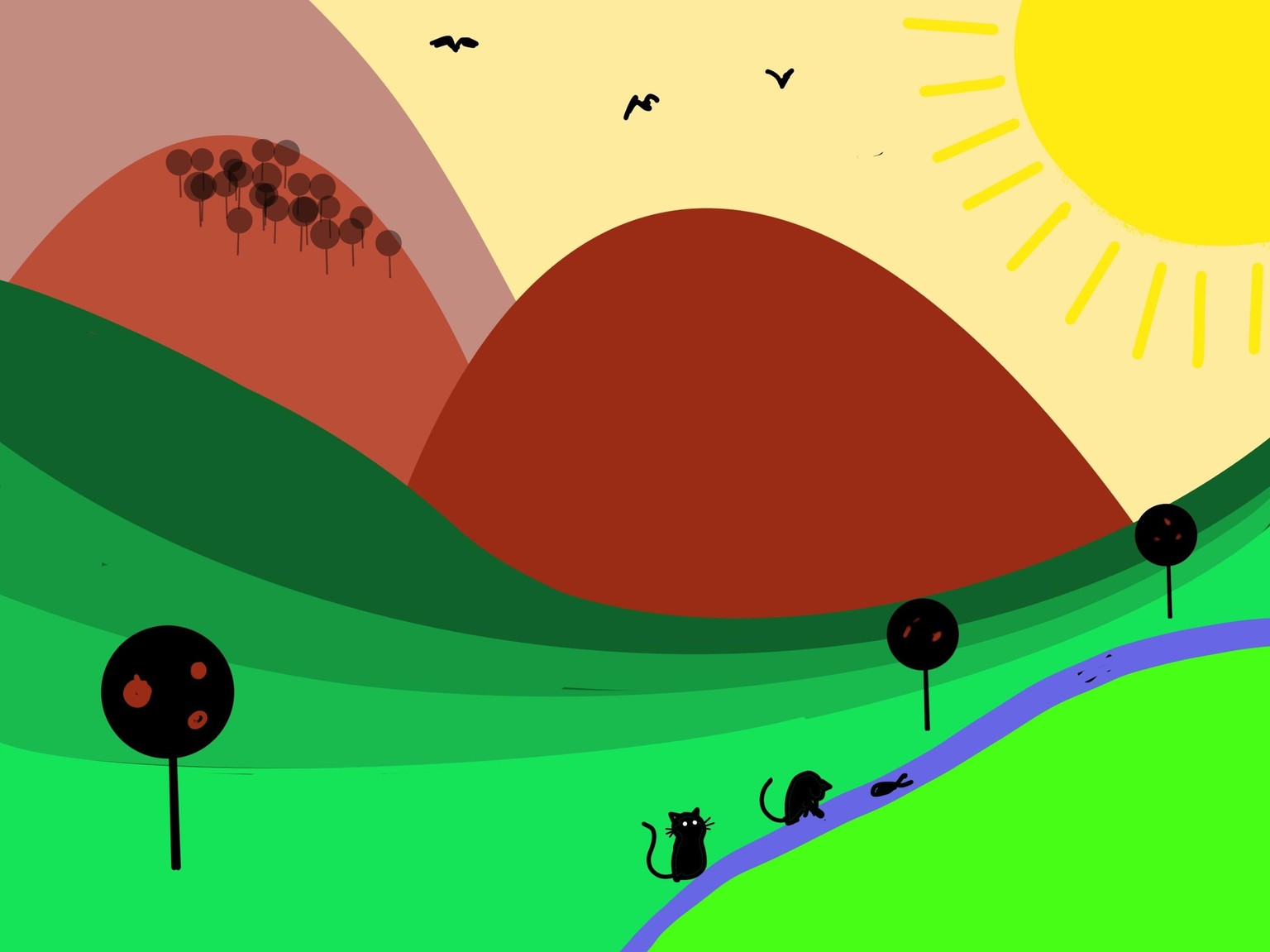 Playing with landscapes - image 3 - student project