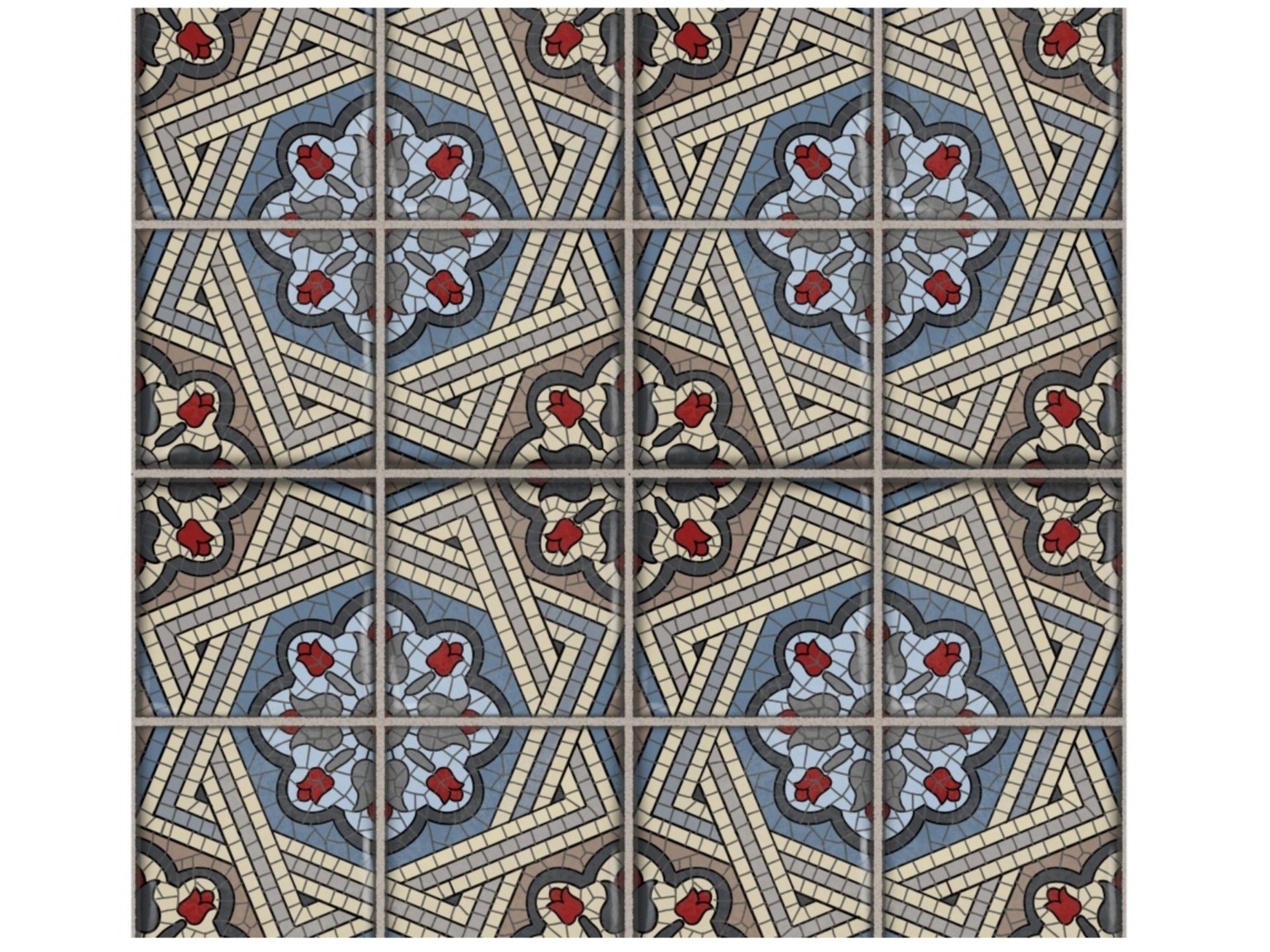 Old mosaic tiles - image 1 - student project