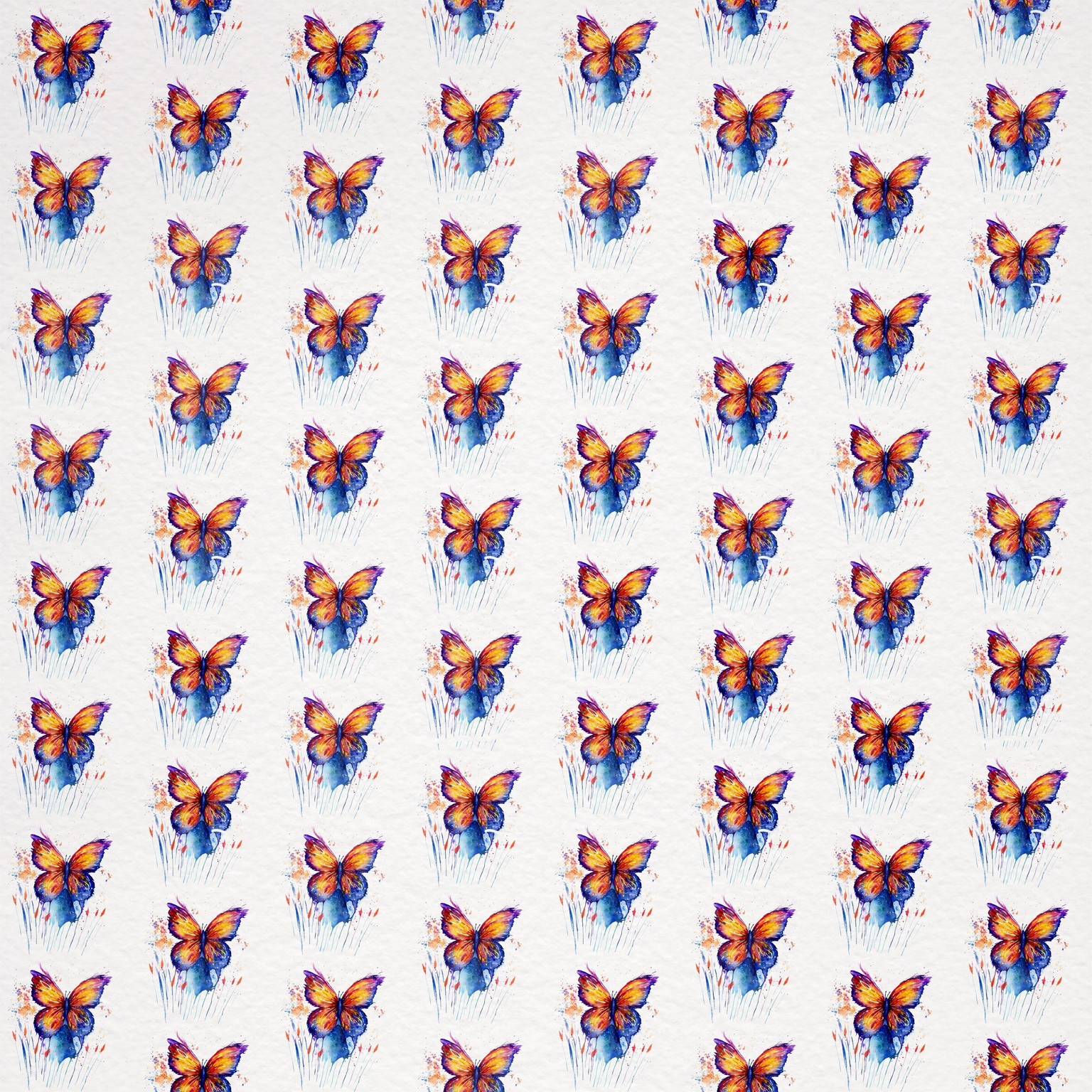 Butterflies with watercolor and procreate. - image 4 - student project
