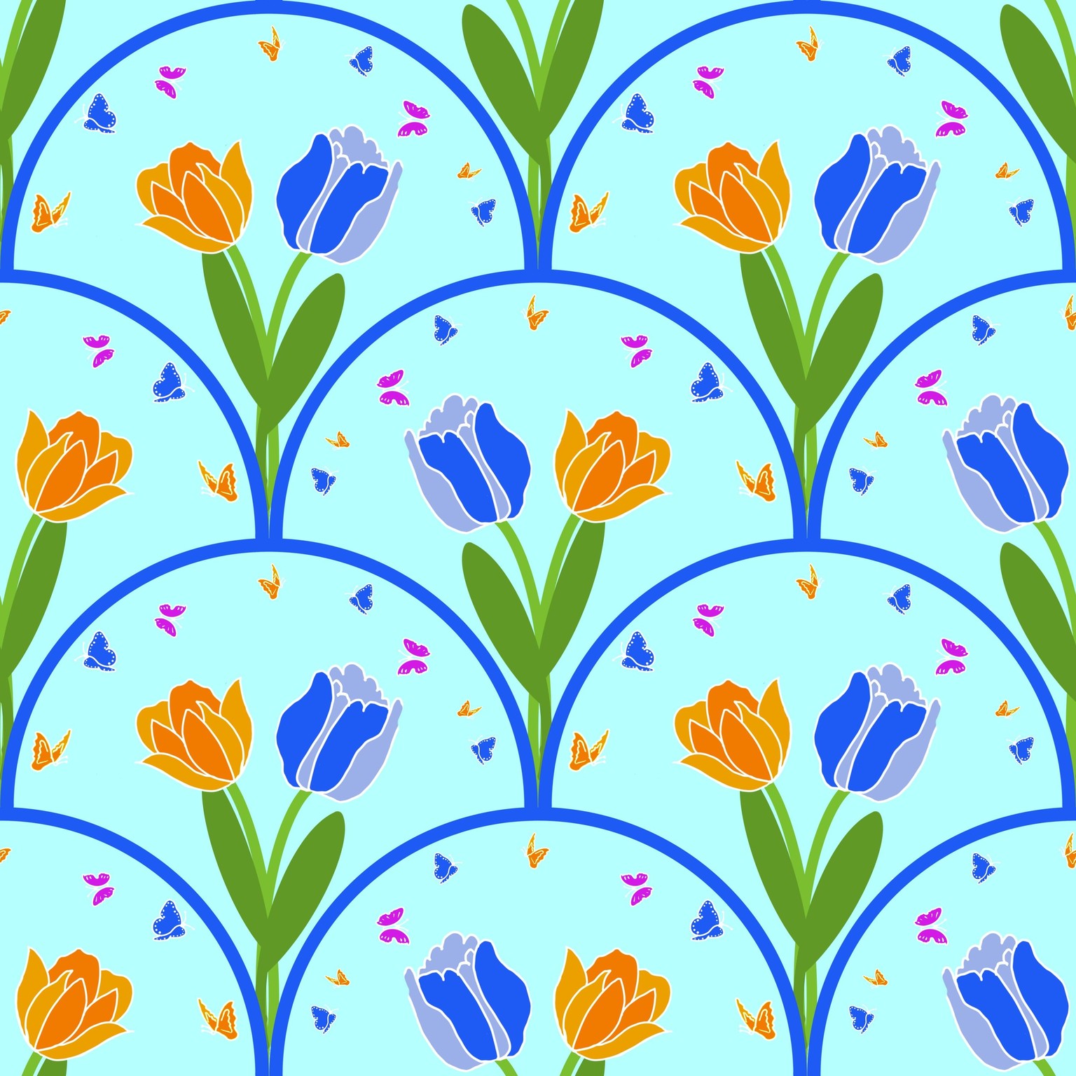 Recycled tigers and tulips! - image 5 - student project