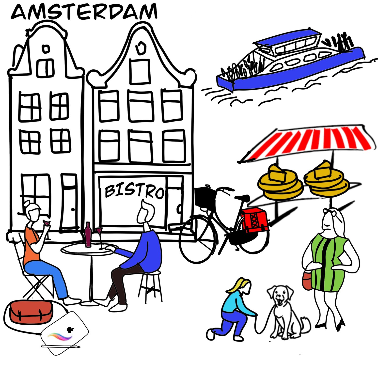 Doodle people - image 1 - student project