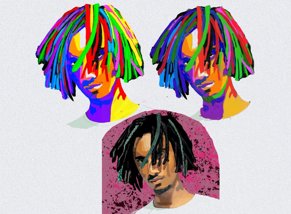 Crazy portraits - image 1 - student project