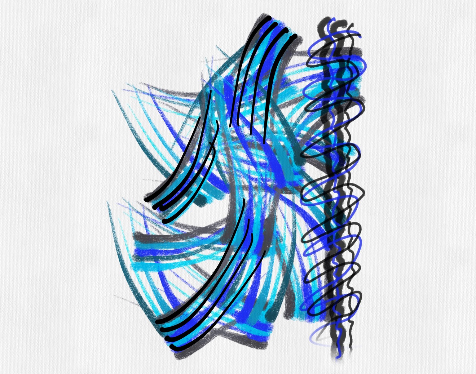 Abstract acrylic - image 1 - student project