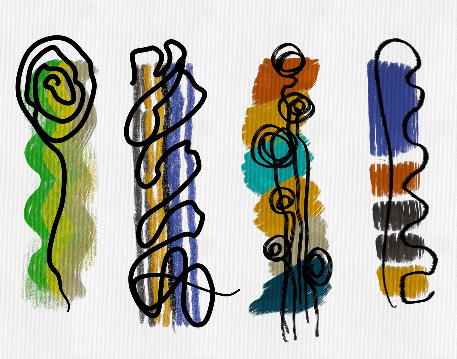 Abstract acrylic - image 5 - student project