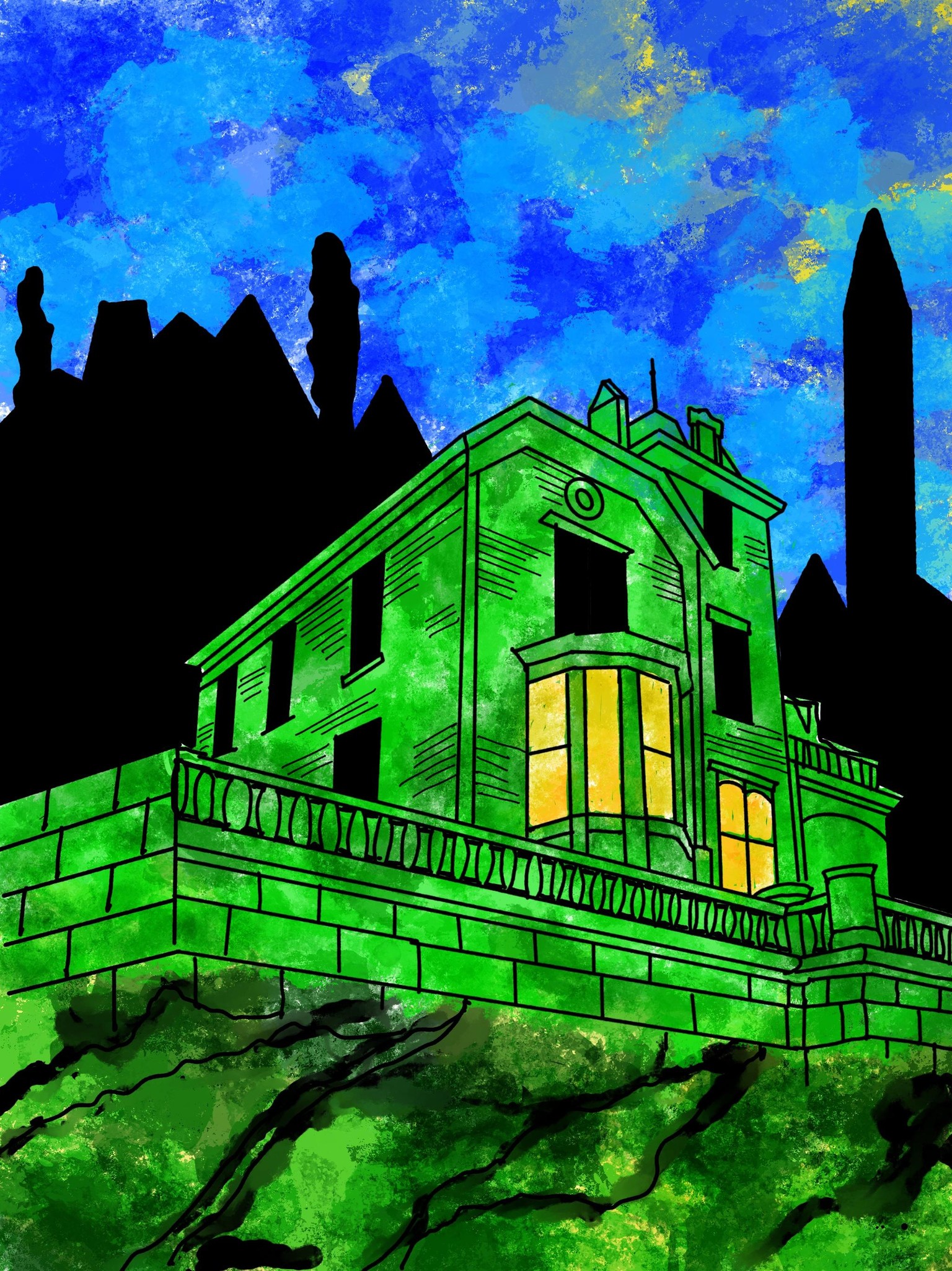 House on the mountain - image 1 - student project