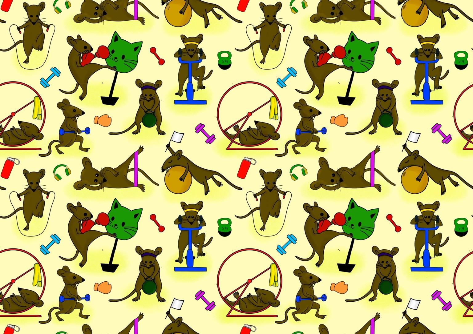 Seamless pattern with a story! - image 1 - student project