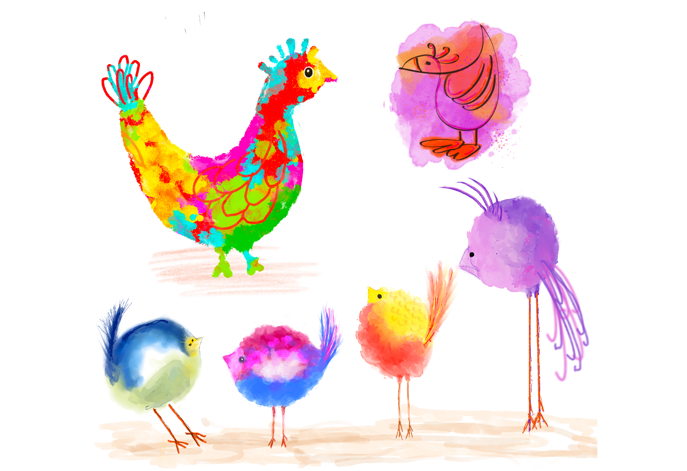 Birds, birds, birds, ……. . - image 5 - student project