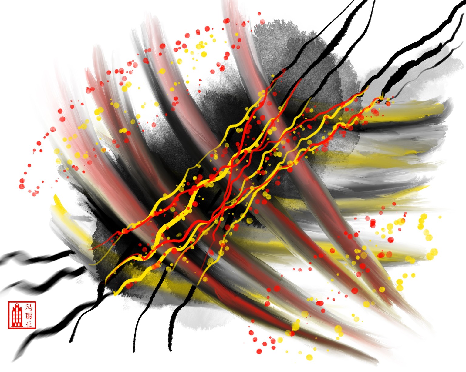 Abstract inking - image 7 - student project
