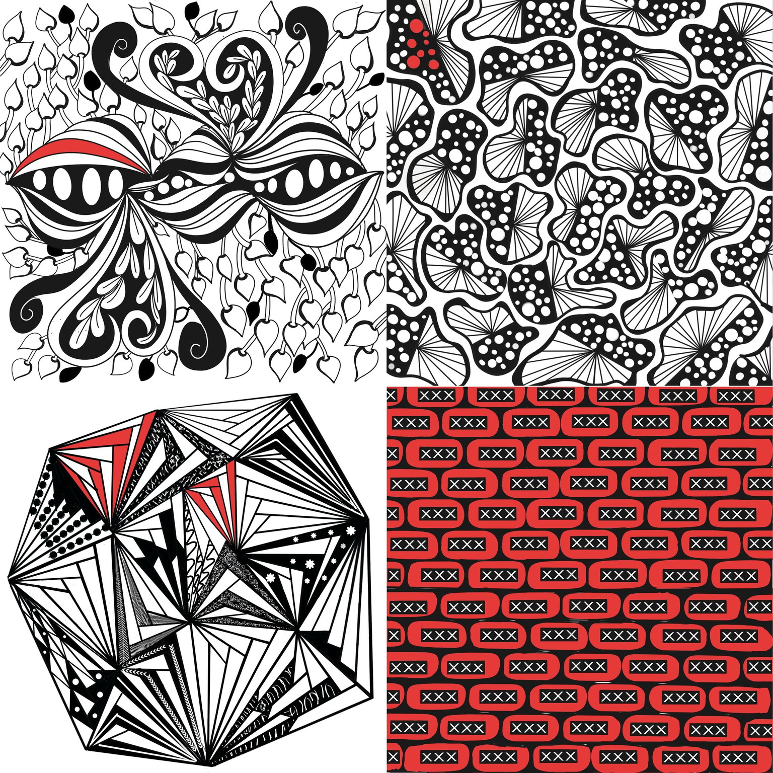 45 days of Zentangle with procreate - image 5 - student project