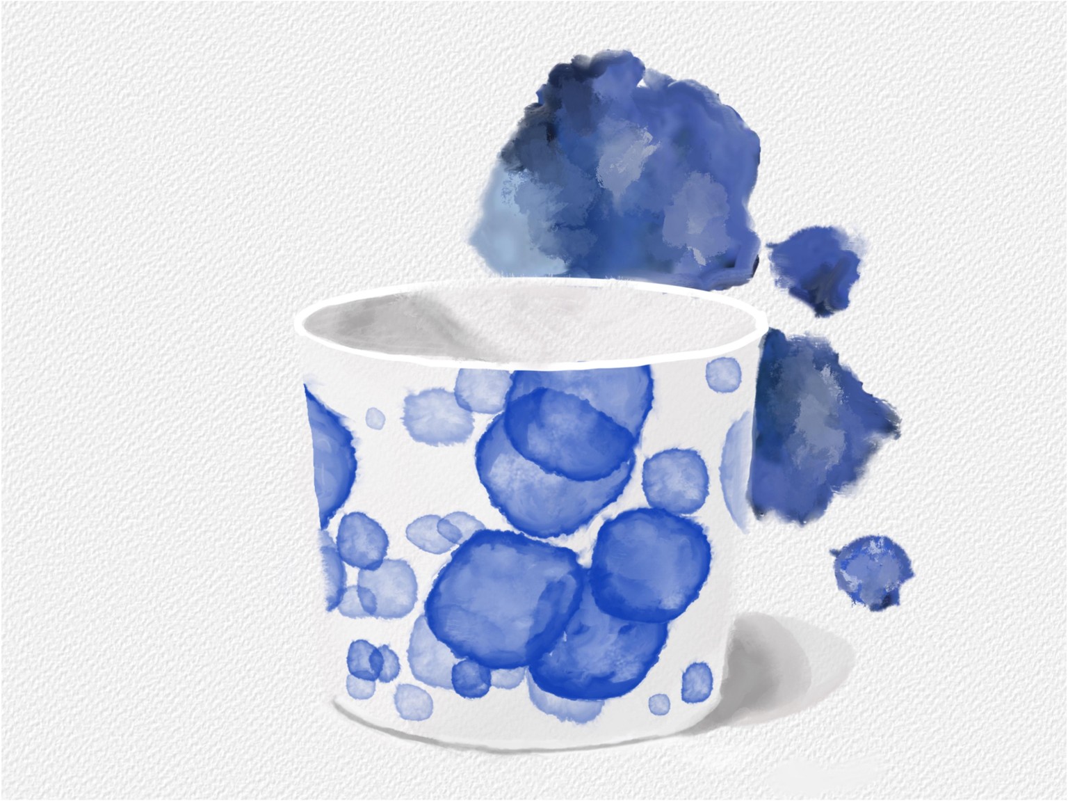 Watercolor cups in Procreate day 1-7 - image 5 - student project