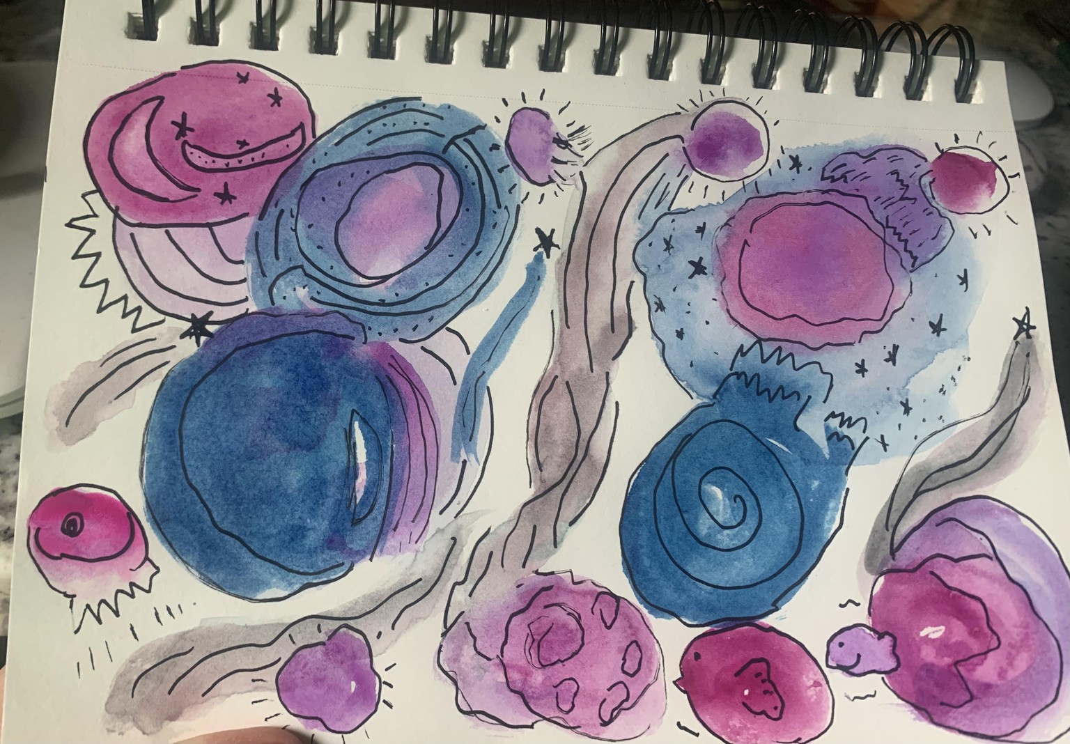 Fun letting go with blobs and swipes! - image 2 - student project