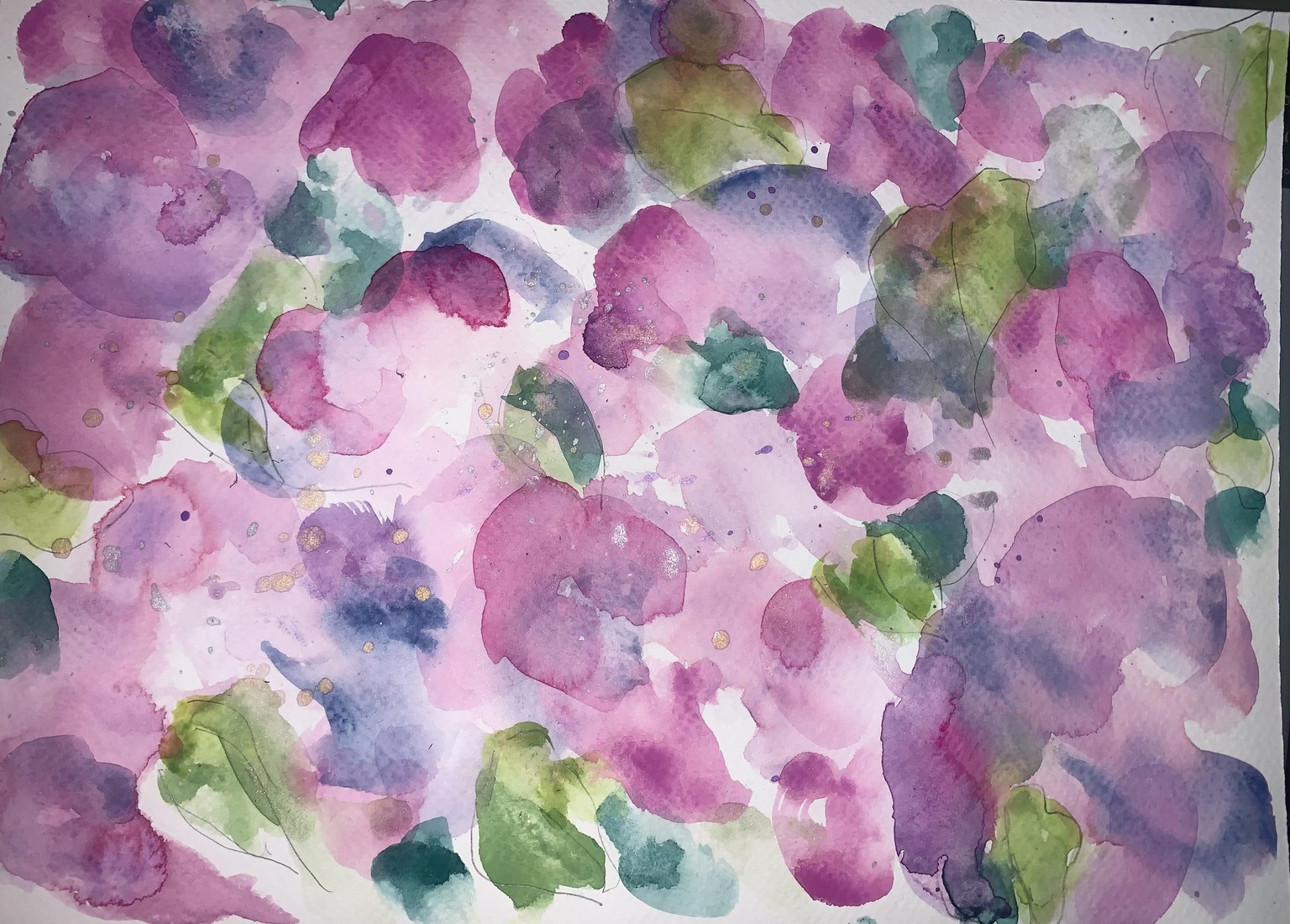 Beginners Very Loose Watercolor Florals - image 1 - student project