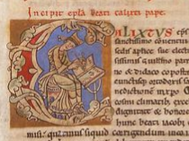 Inhabited Initial and a portrait in progress - image 1 - student project
