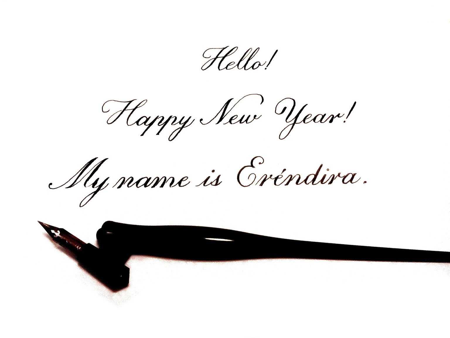 My name & Spanish pangram - image 1 - student project
