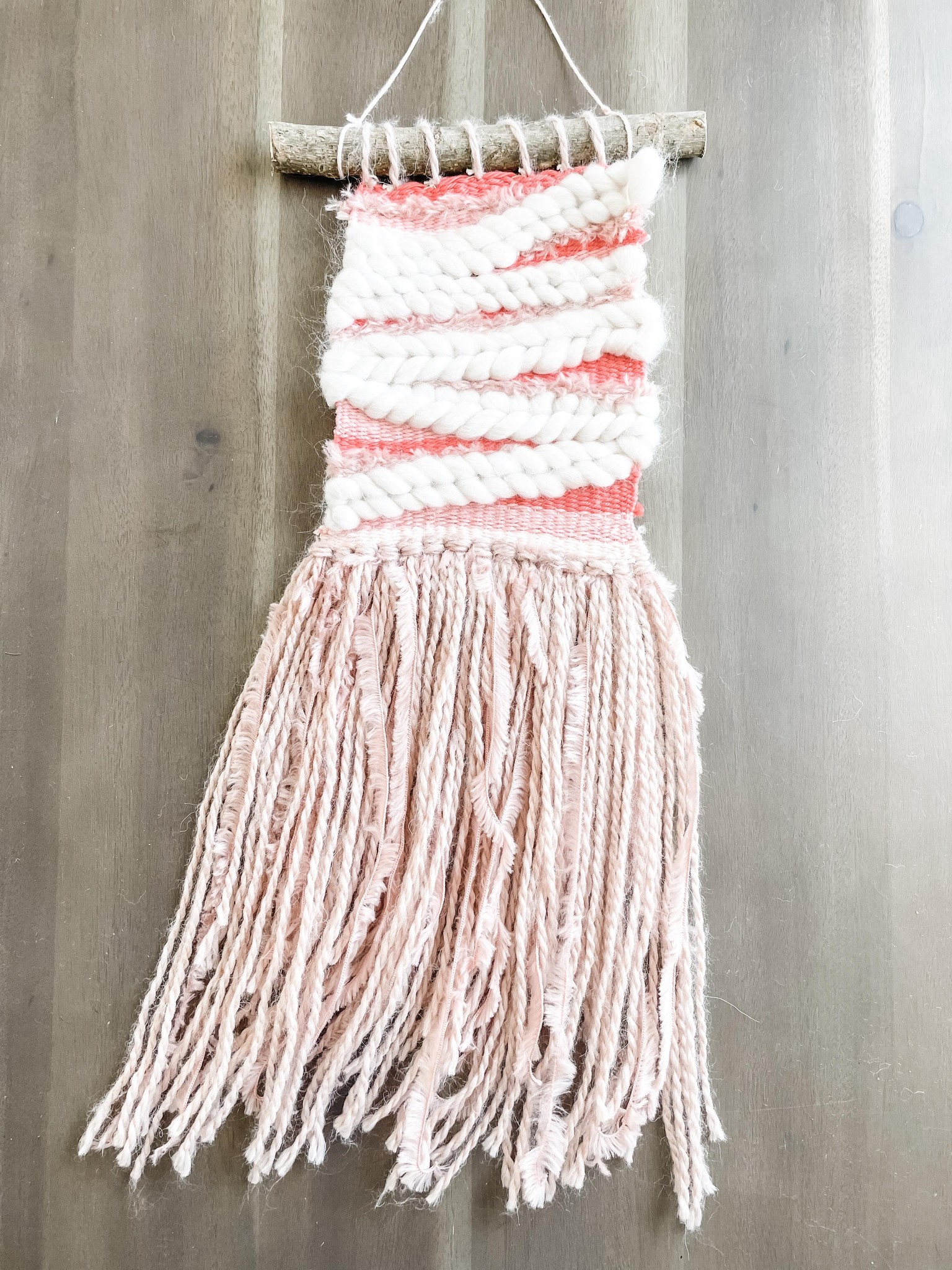 Coral Woven Wall Hanging - image 1 - student project