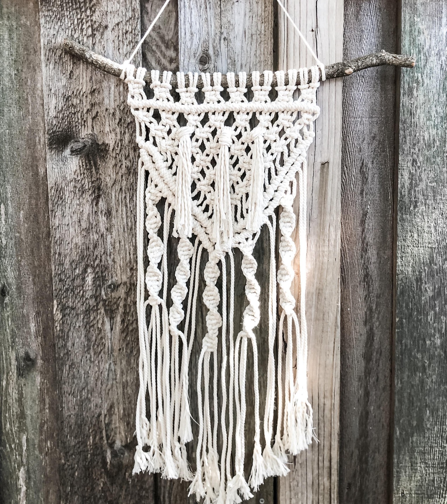 Easy Macrame Wall Hanging - image 2 - student project