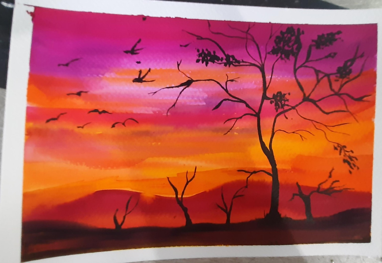 15 days of experesive watercolour skies:week 2 - image 4 - student project