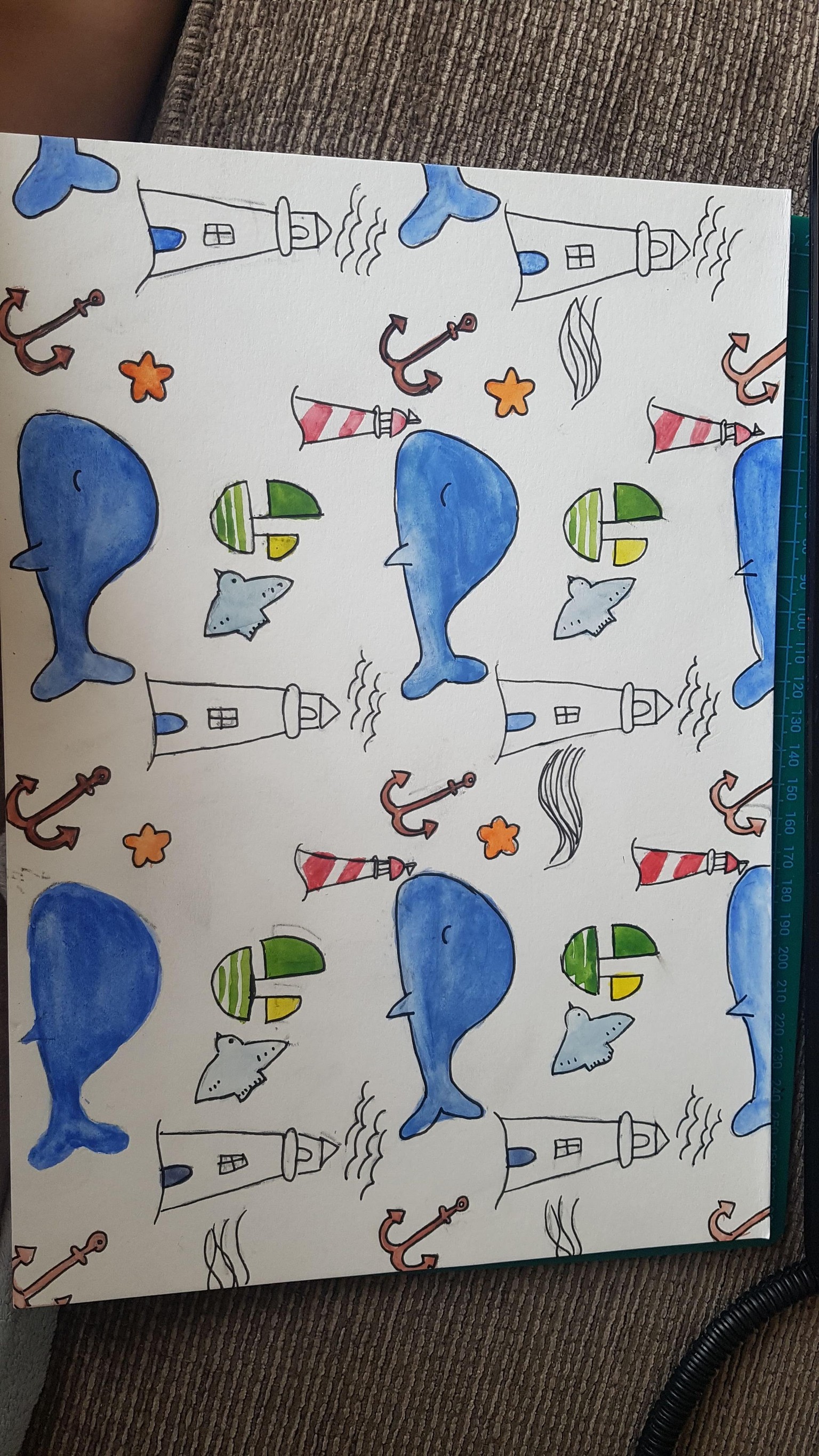 Sea tile - image 1 - student project