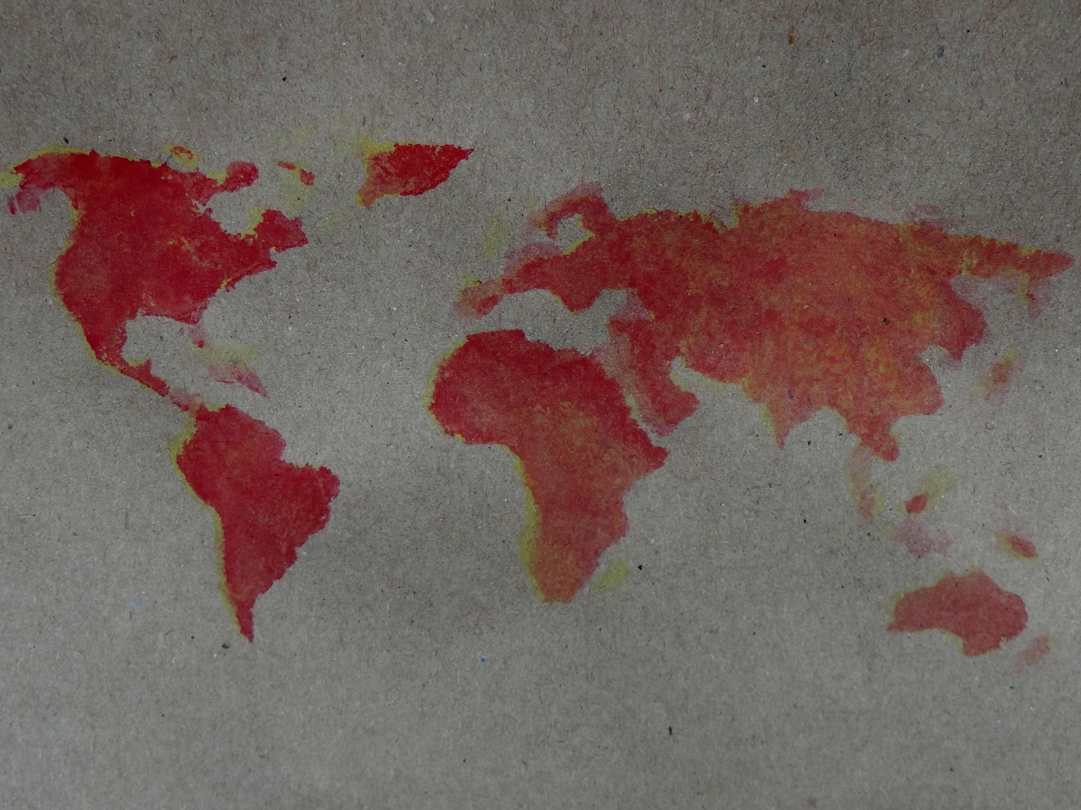 printing worldmap - image 4 - student project