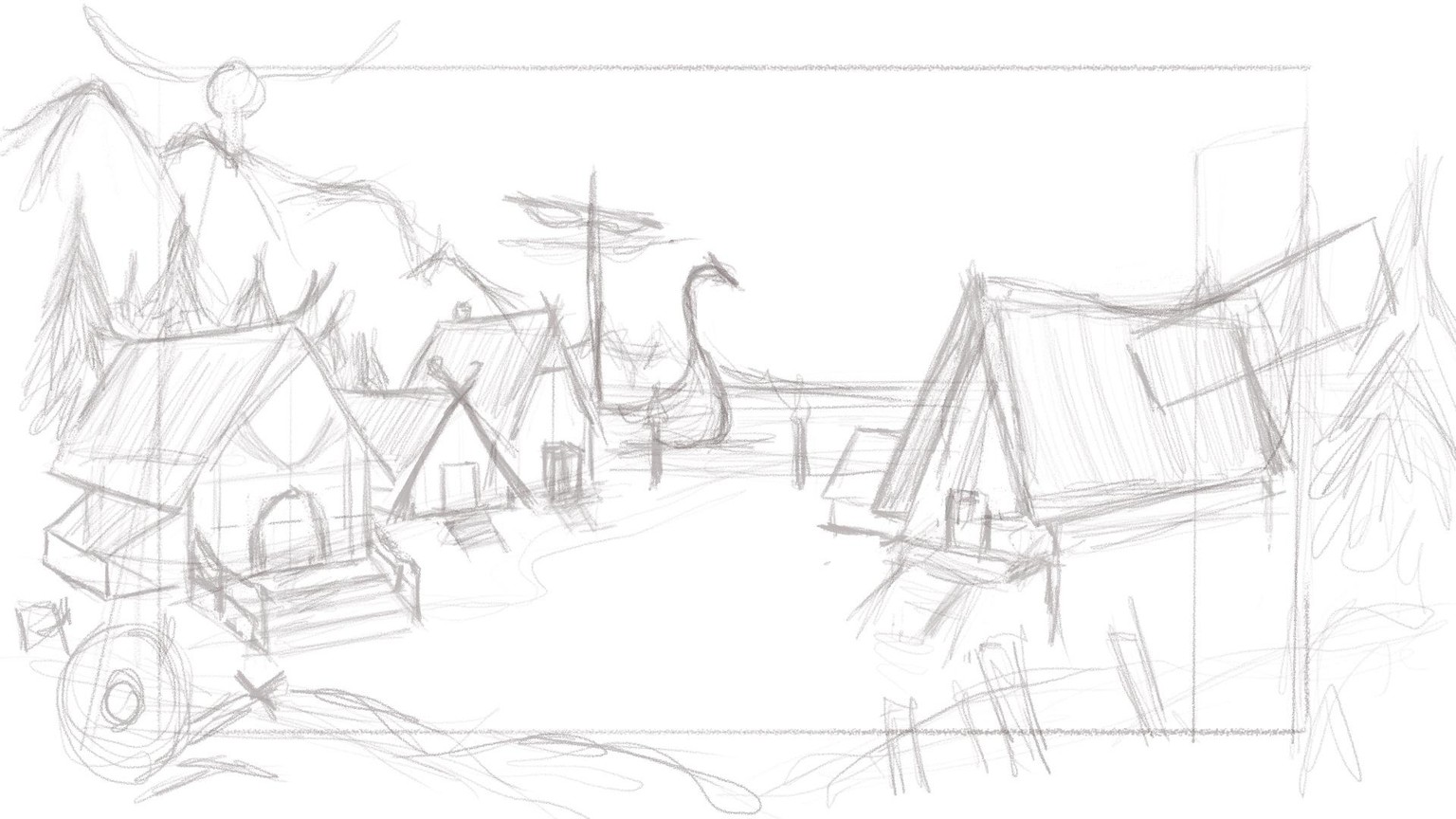 Viking village - image 1 - student project