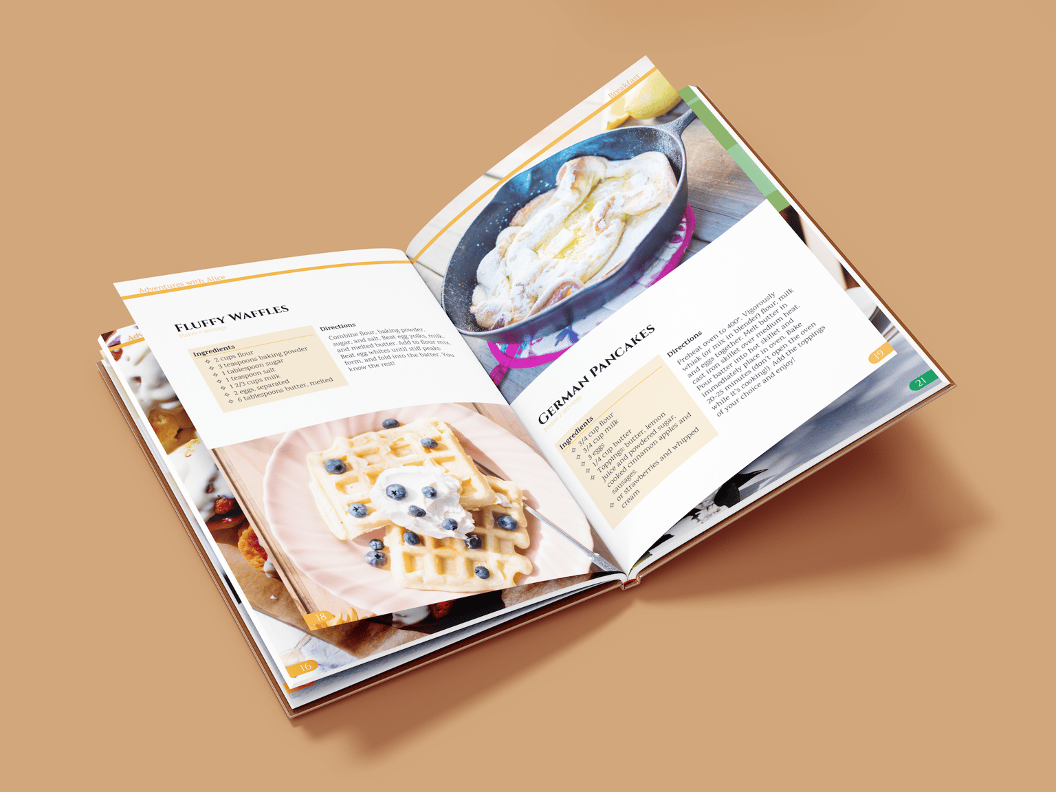 Cookbook design - image 5 - student project
