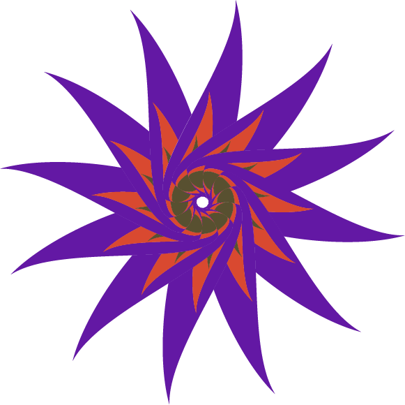 Overlapped Shape Flower - image 2 - student project