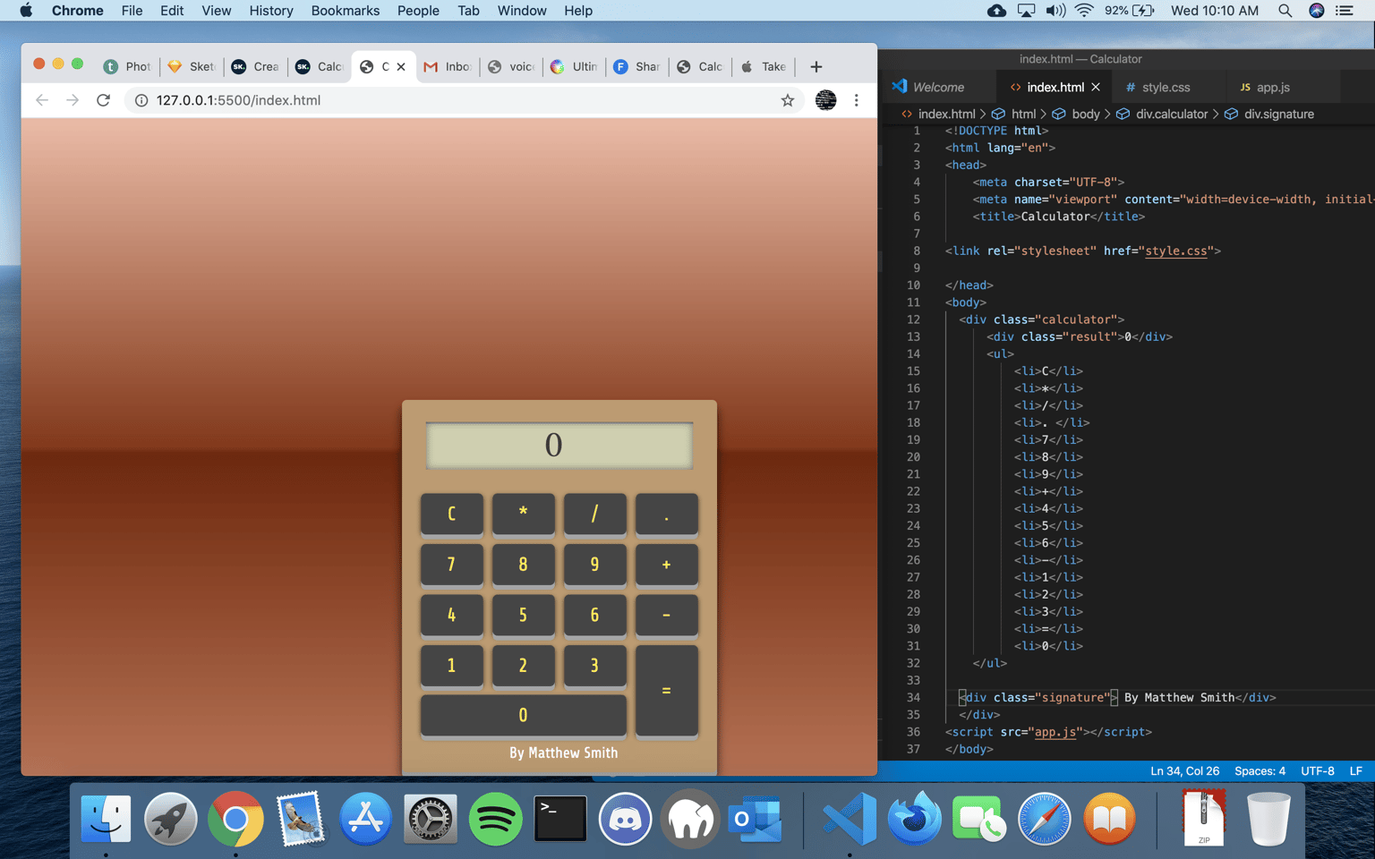 Calc - image 1 - student project