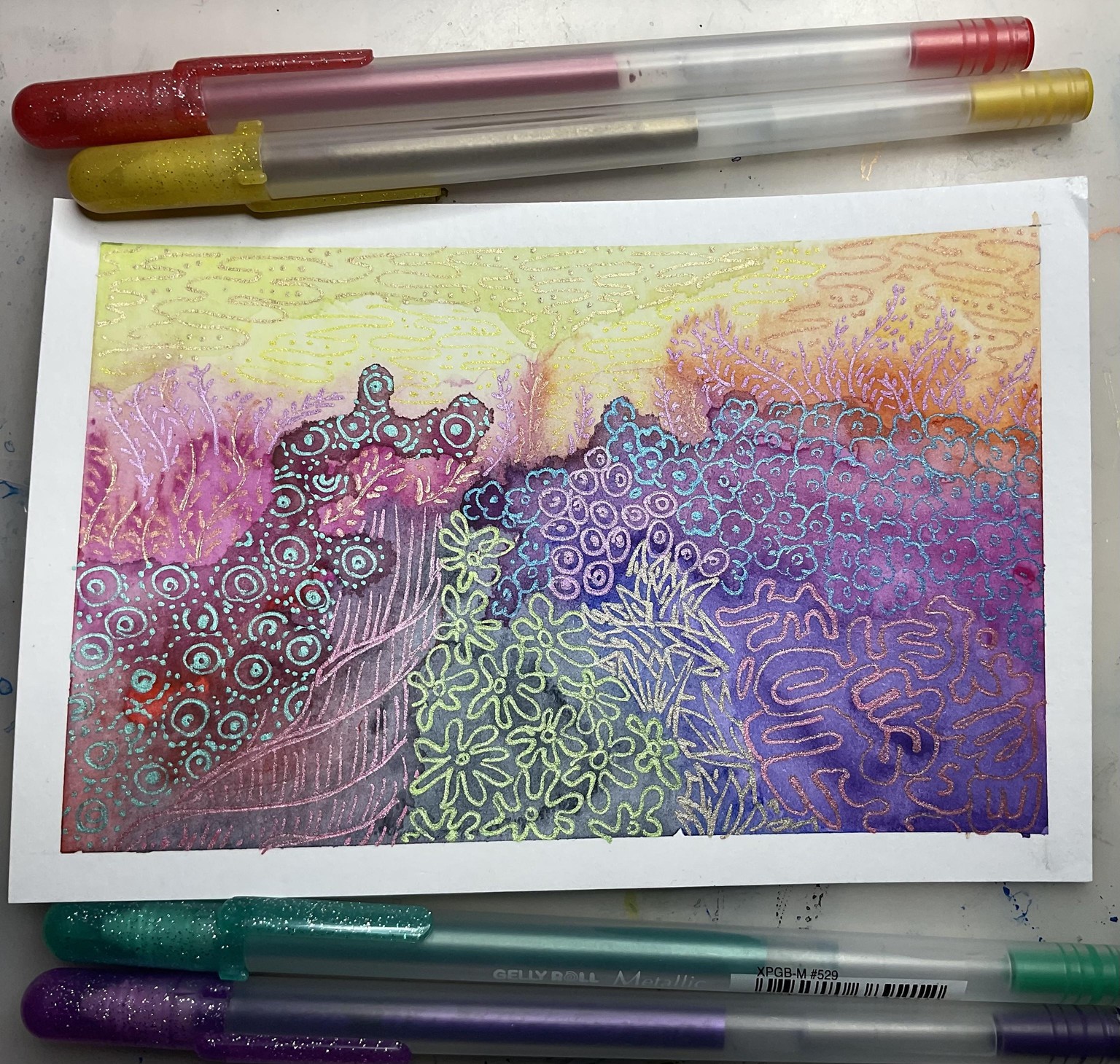 Forest illustrated postcards - image 2 - student project