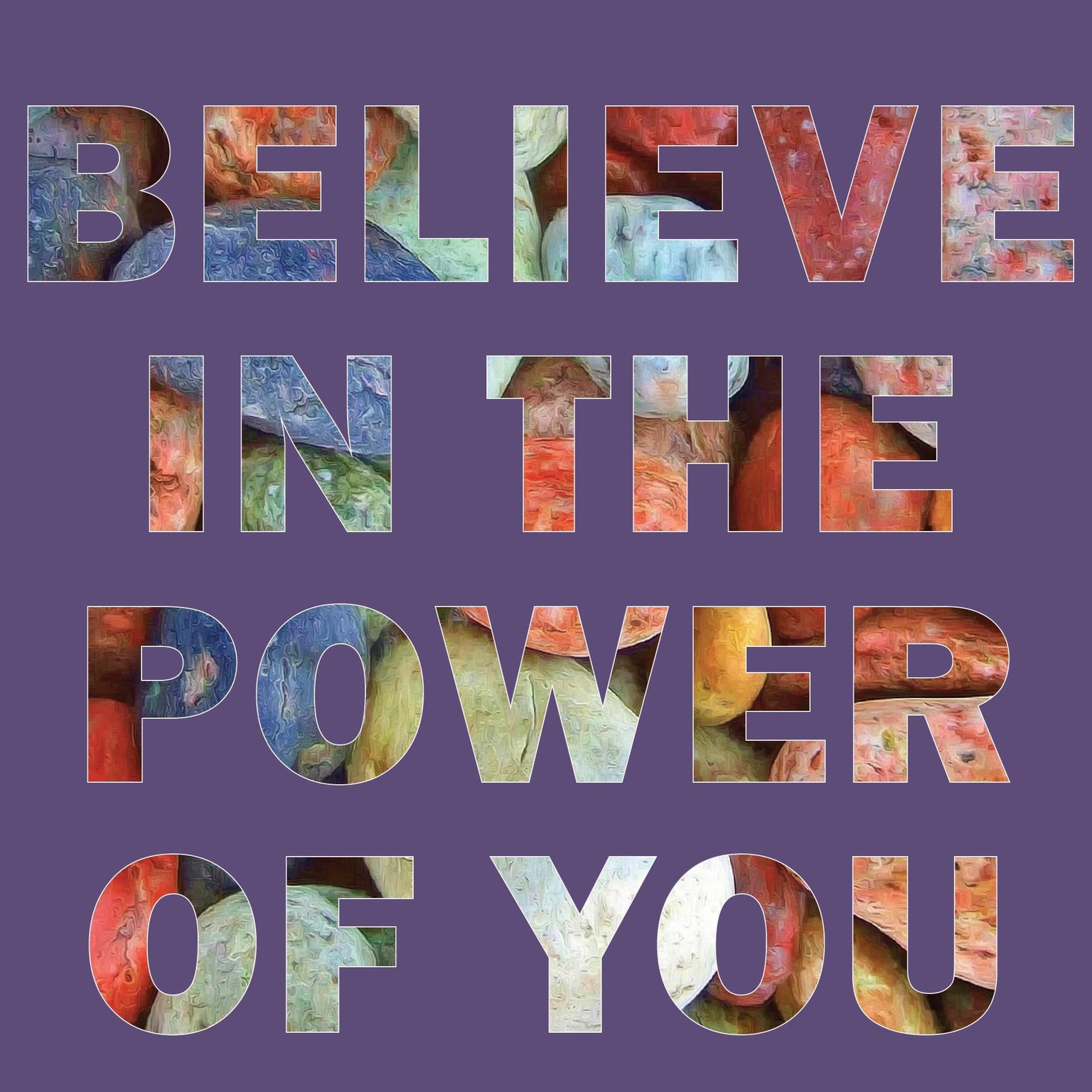 Inspired Cutout Text - image 1 - student project