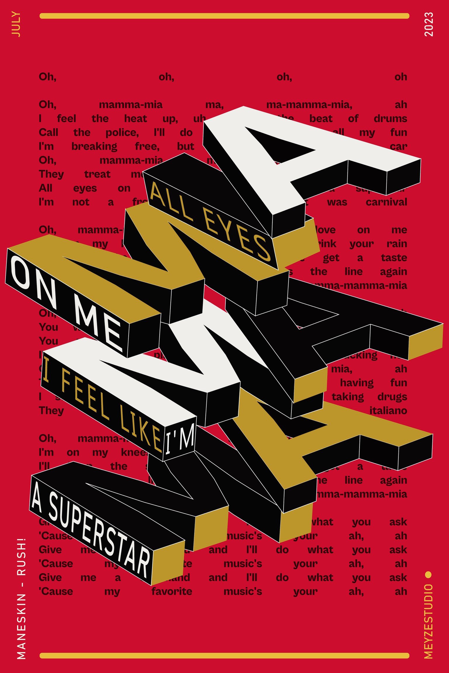 Music Poster - image 1 - student project