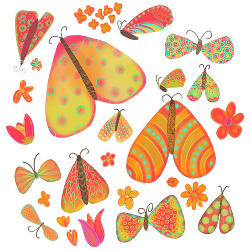 Moths Pattern - image 1 - student project