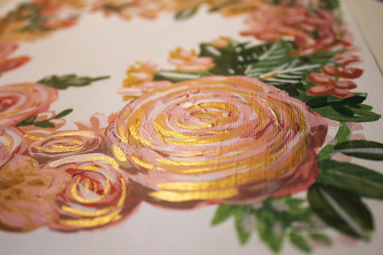 Golden roses and a bouquet - image 4 - student project
