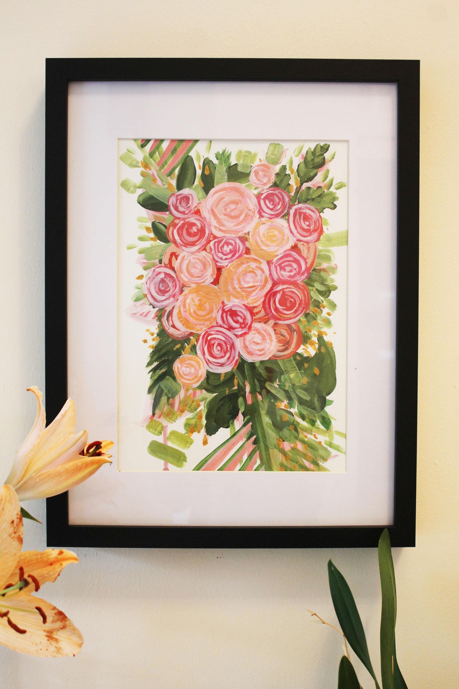 Golden roses and a bouquet - image 1 - student project