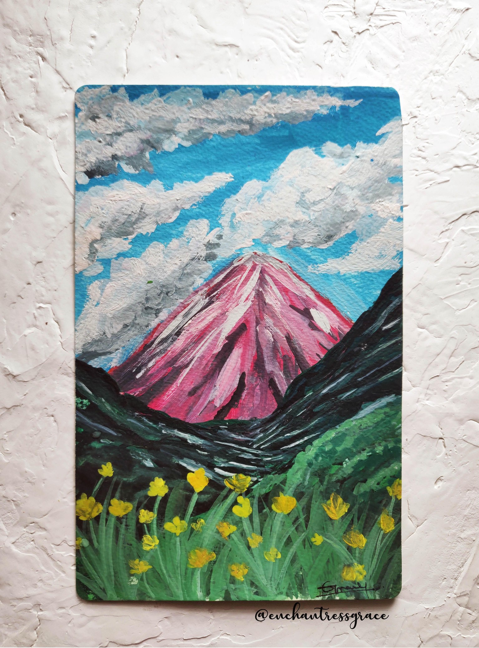Gouache Landscape - image 1 - student project