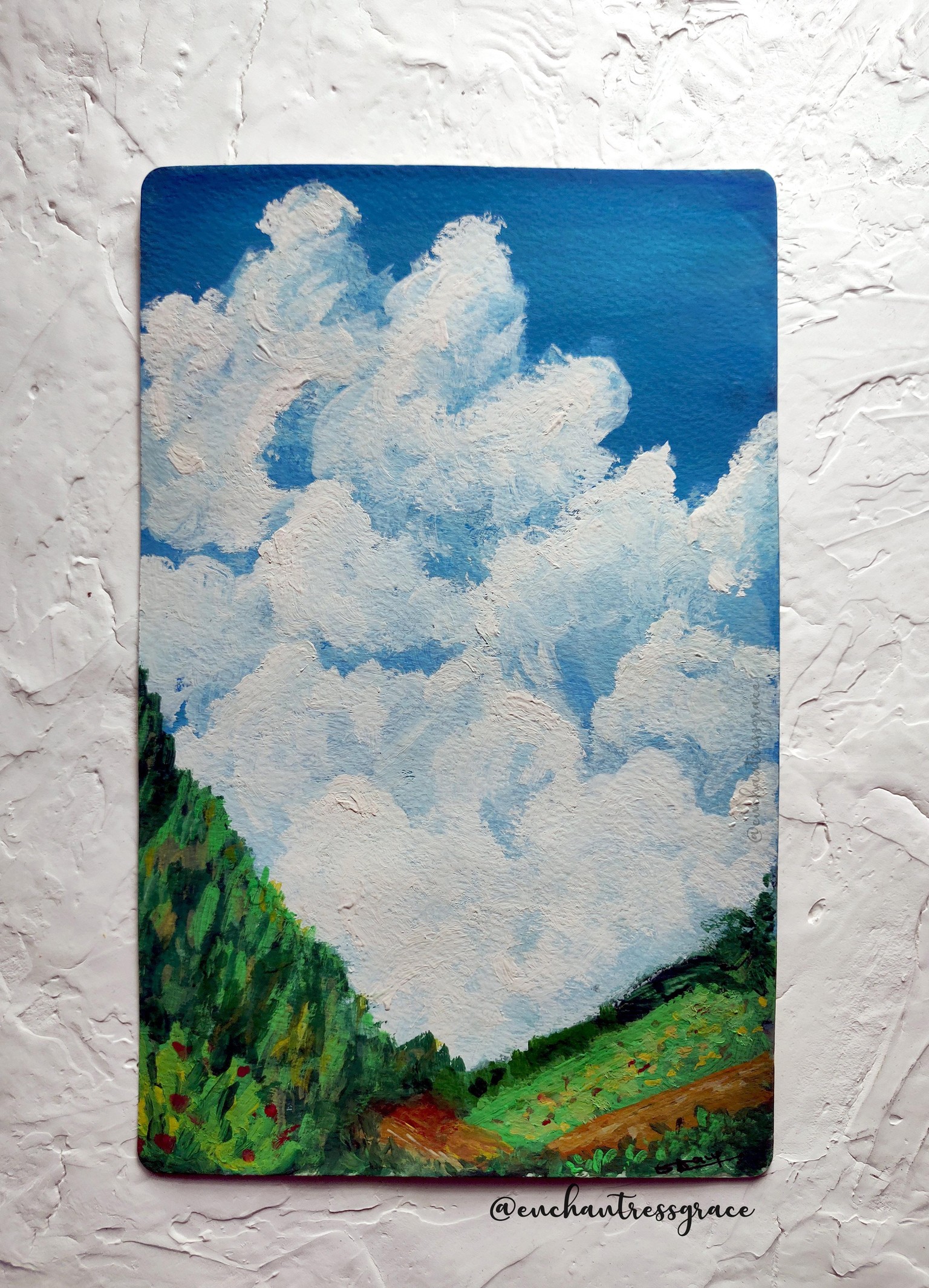 Gouache Landscape - image 2 - student project