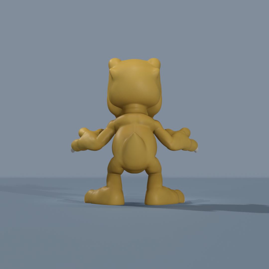 Agumon - 3D printable model - image 2 - student project