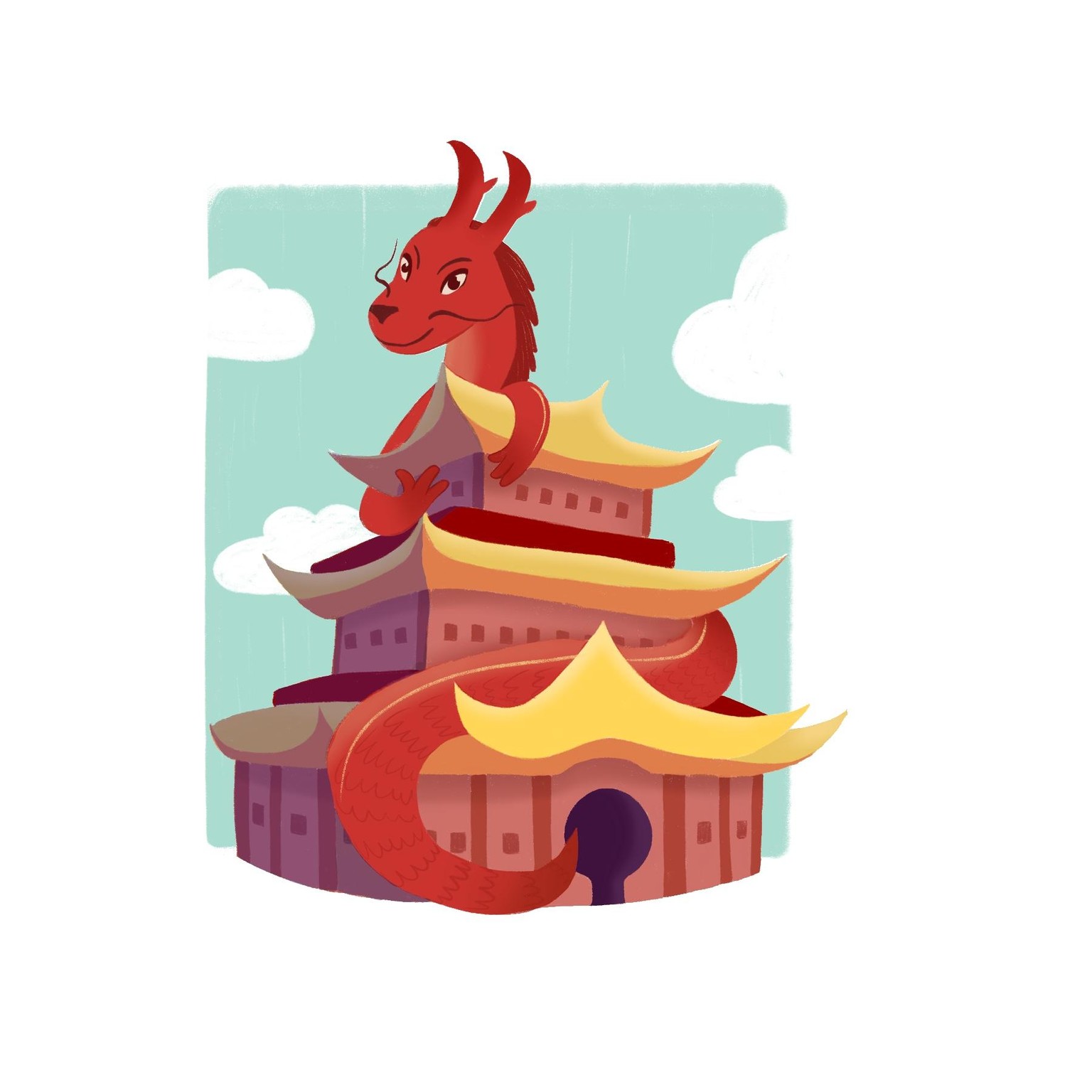 Chinese culture driven illustration - image 1 - student project
