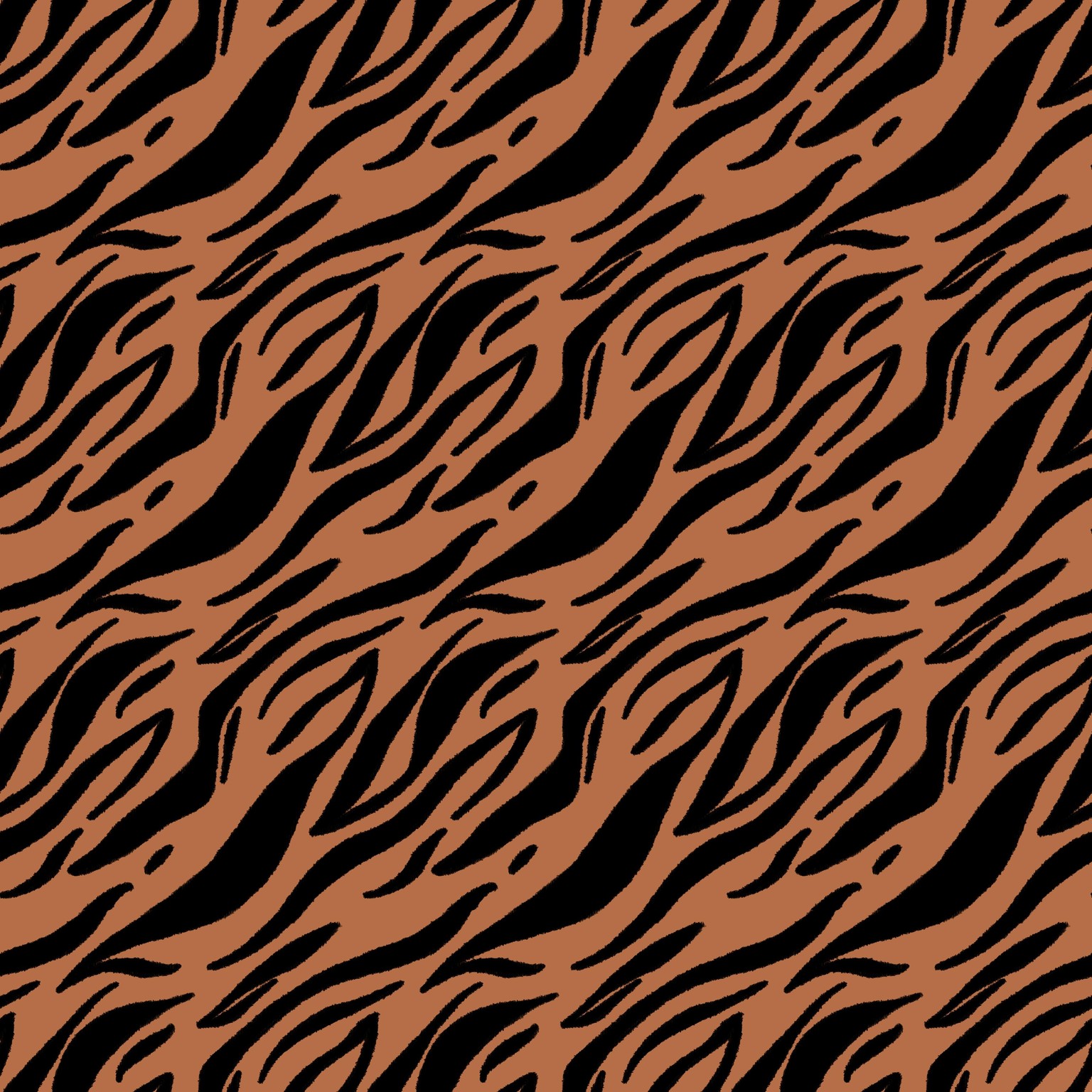My Tiger Pattern & Journal Cover - image 2 - student project