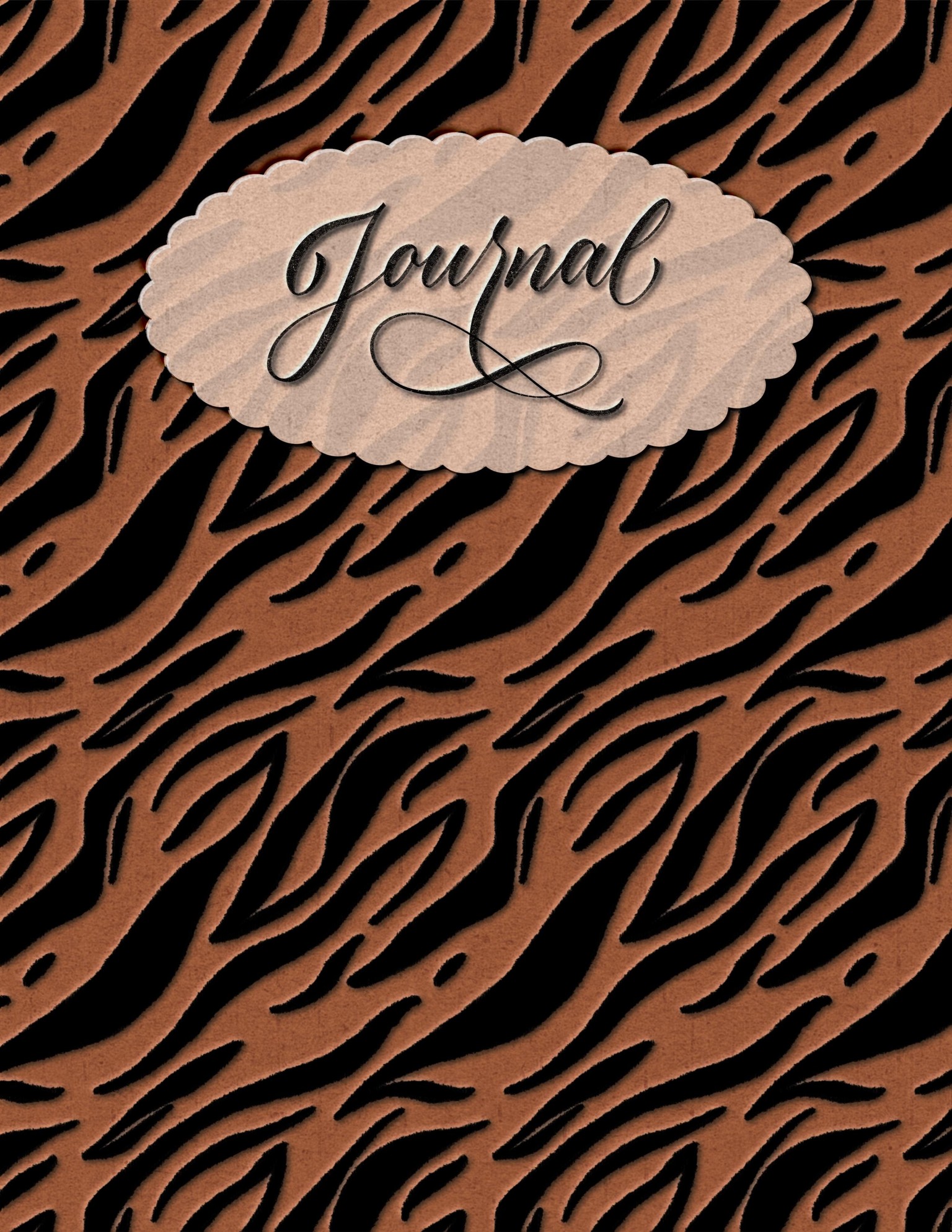 My Tiger Pattern & Journal Cover - image 3 - student project