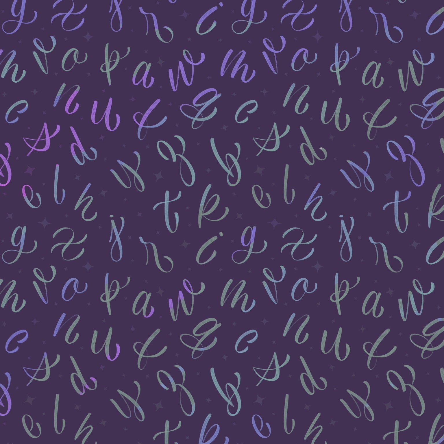 Calligraphy Pattern - image 2 - student project